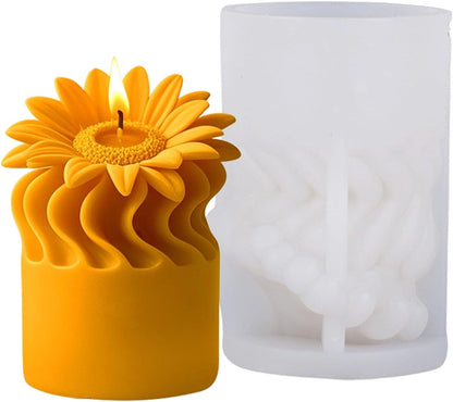 Sunflower Pillar Mold MB109