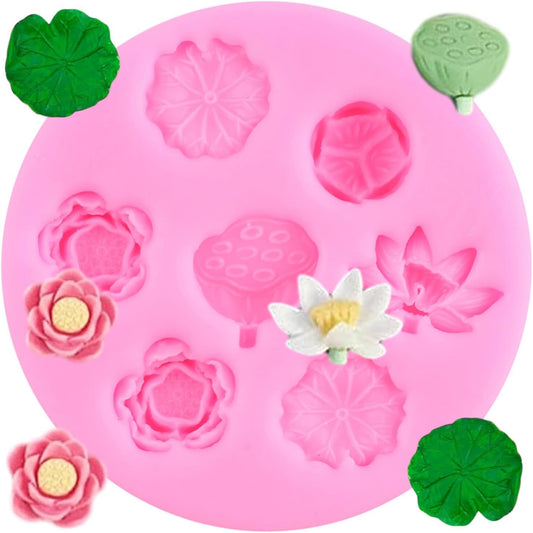 lotus Pond Flower Mould CD007