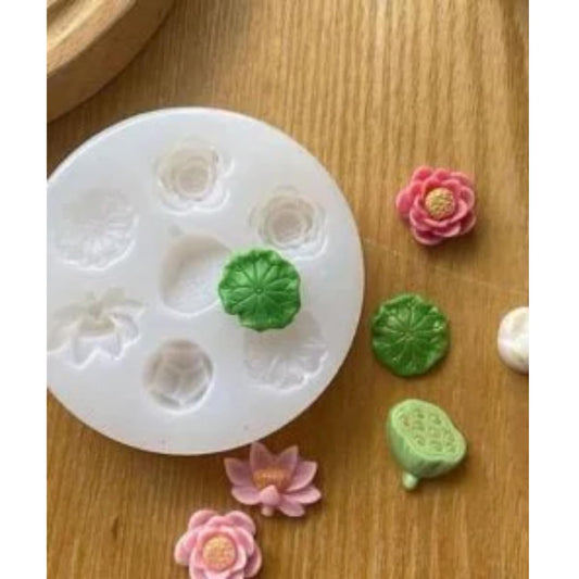 lotus Pond Flower Mould CD007