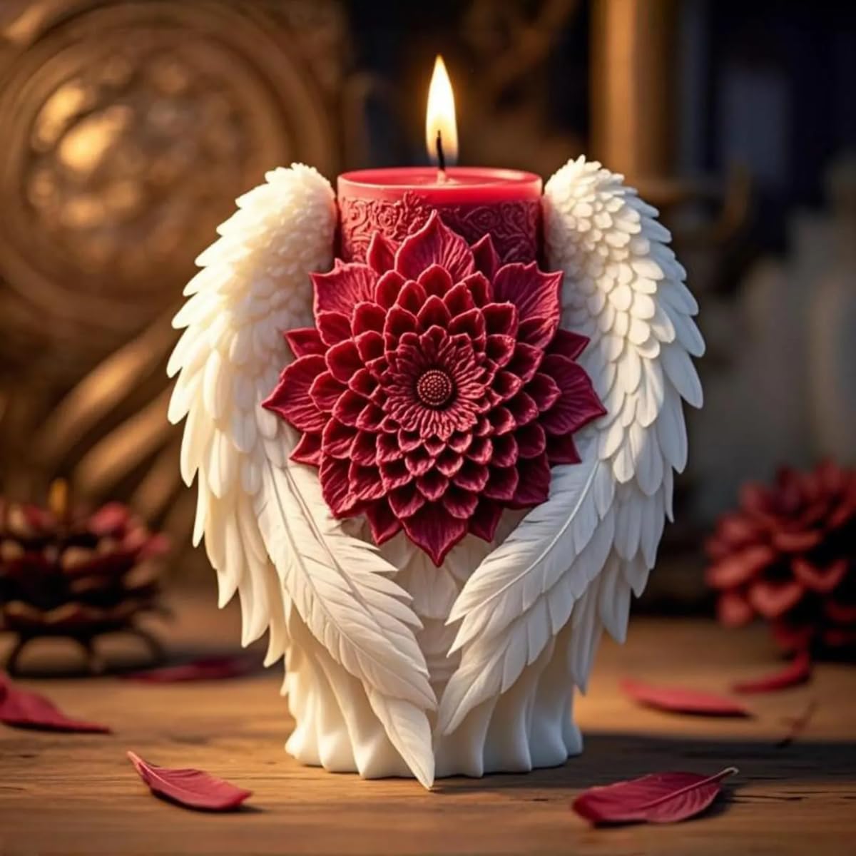 Wings Pillar Shape Silicone Mold MB110