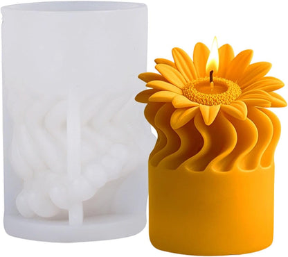 Sunflower Pillar Mold MB109