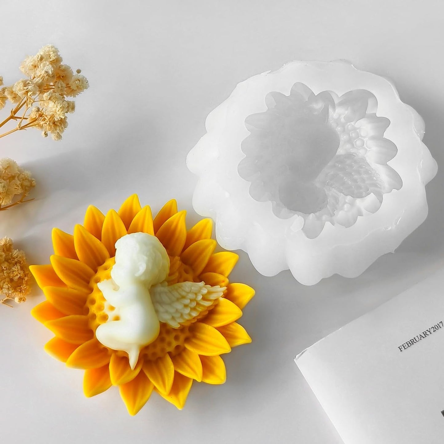Angel Sleeping Flower Mold MB203