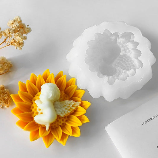 Angel Sleeping Flower Mold MB203