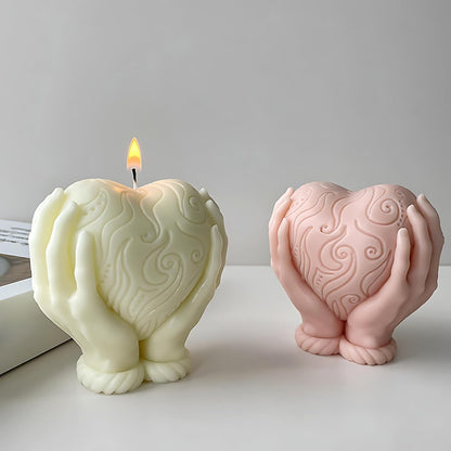 Heart On Hand Silicon Mold MB189
