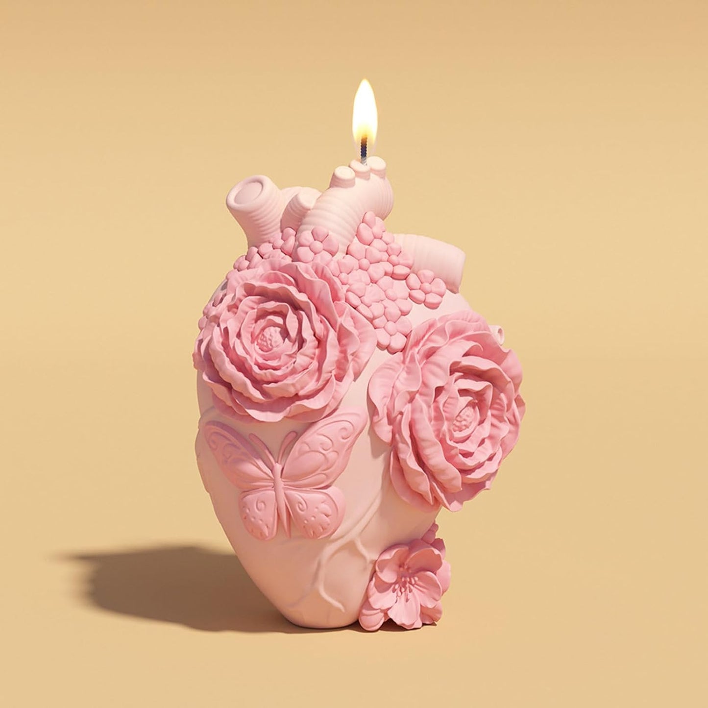 Heart Floral Mold MB184
