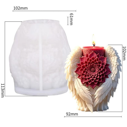 Wings Pillar Shape Silicone Mold MB110