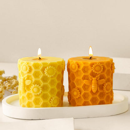 Honeycomb Silicone Cylinder Mold MB188