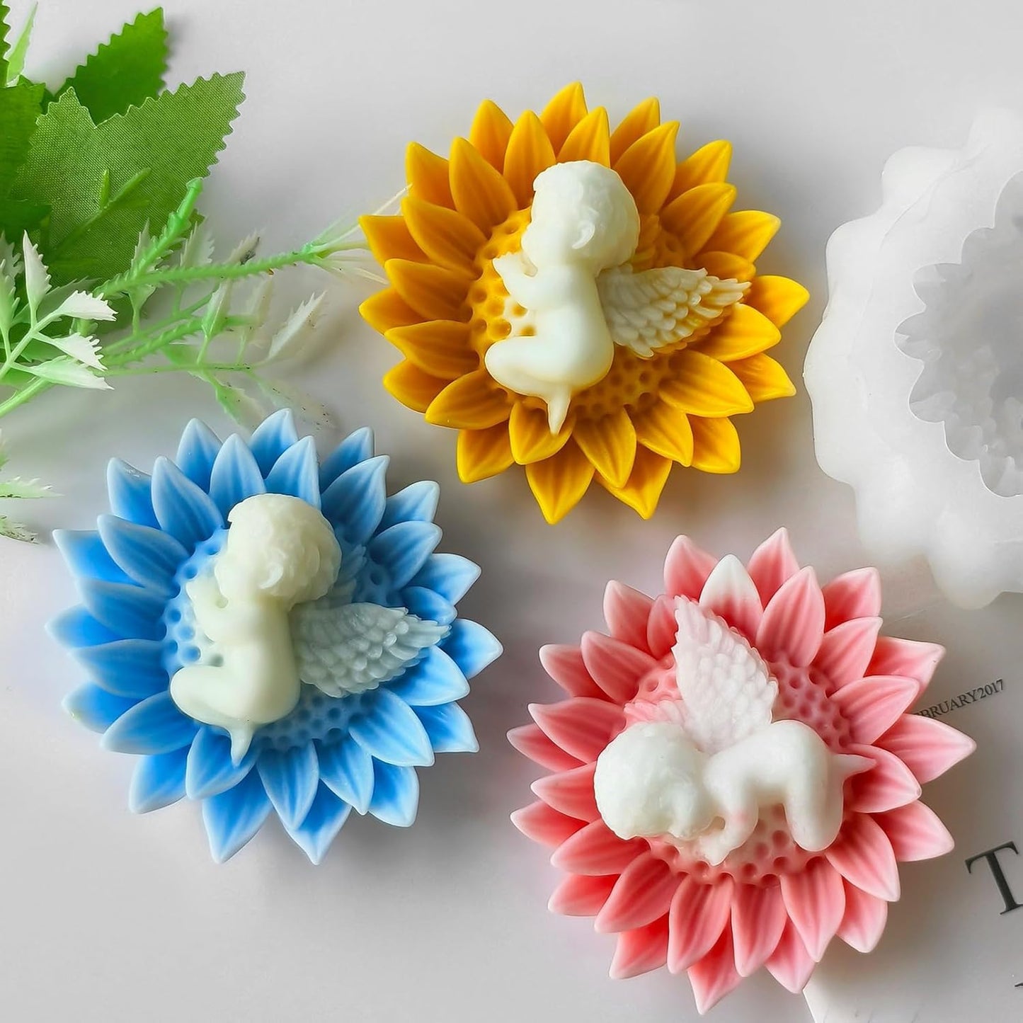 Angel Sleeping Flower Mold MB203