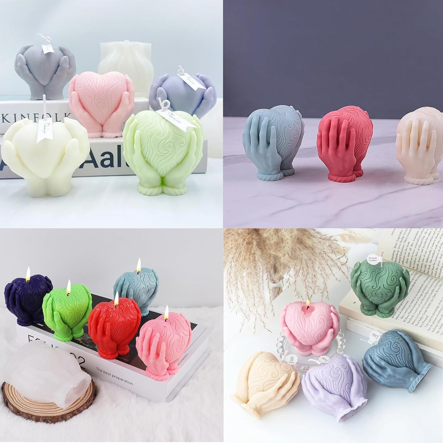 Heart On Hand Silicon Mold MB189