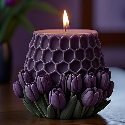 Tulip Candle Silicone Mold MB139