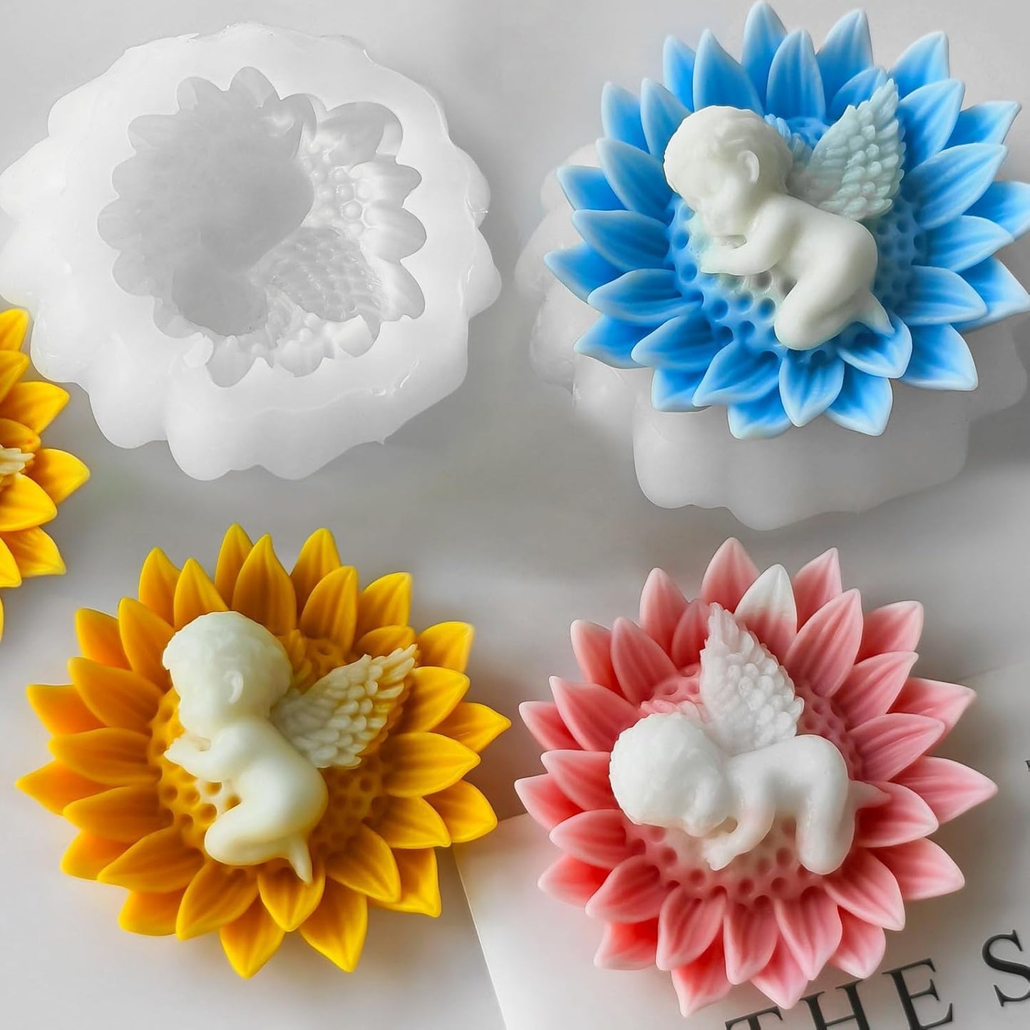 Angel Sleeping Flower Mold MB203