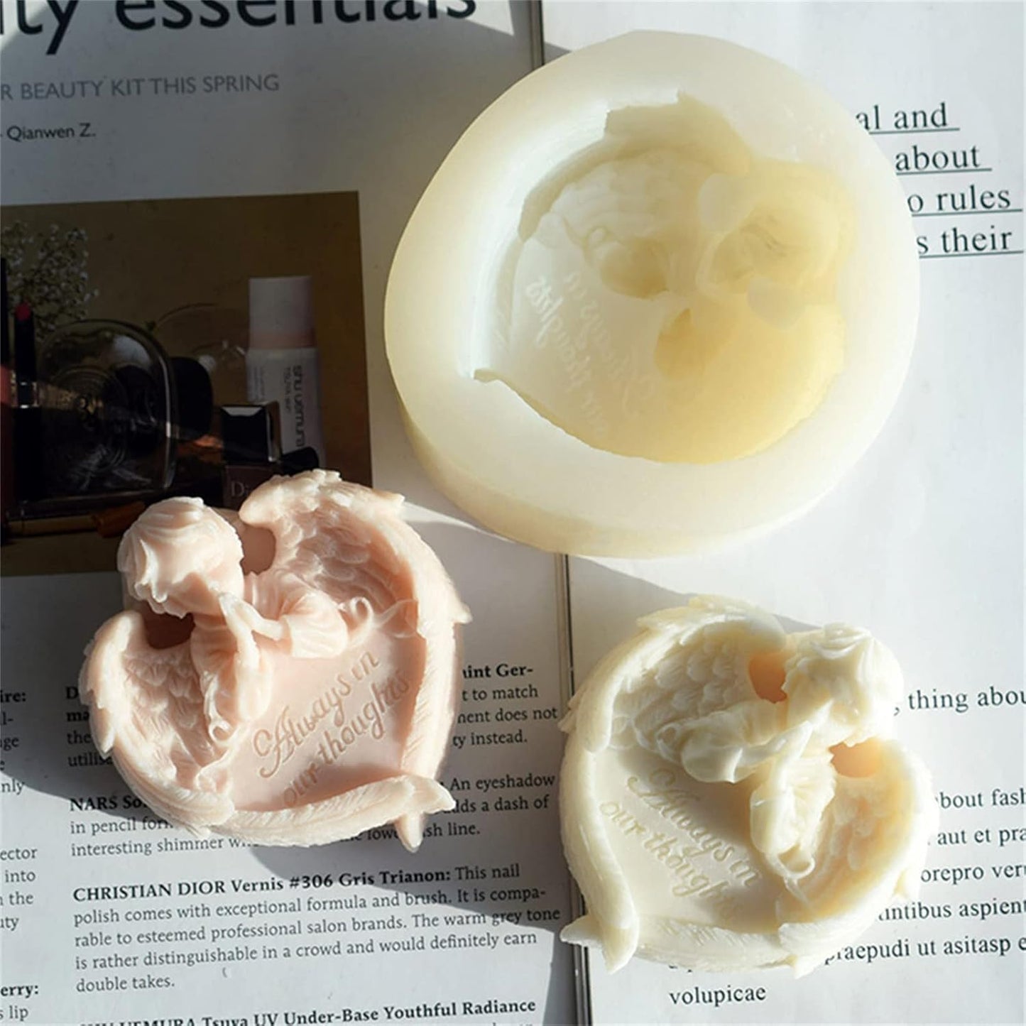 3D Angel Wings Silicone Mold MB171