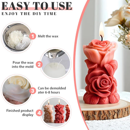 Rose Flower Pillar MB032