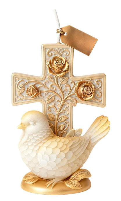 Cross Bird Flower Mold MB108