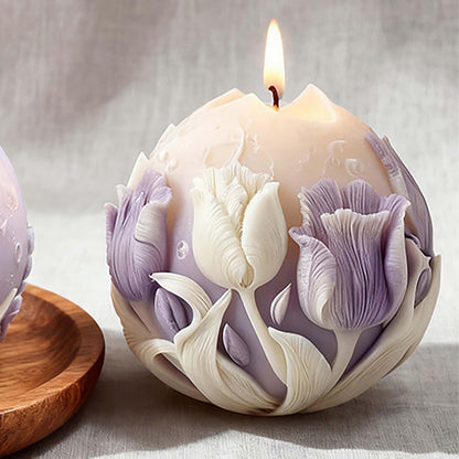 Rose With Moon Mold MB150