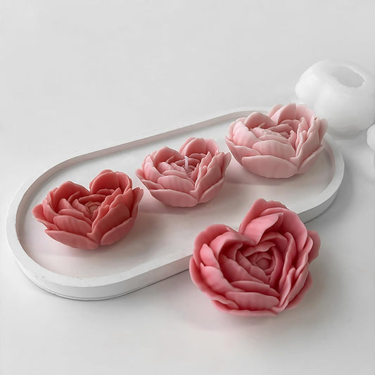 Heart Rose Mould MB056