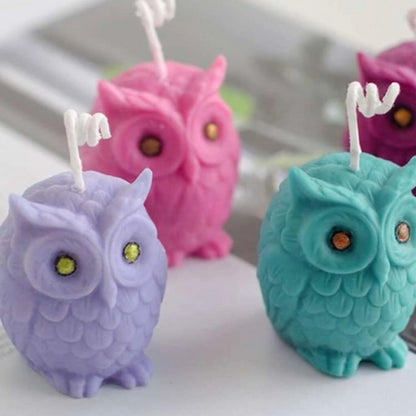 Owl Candle Silicon Mould MB010