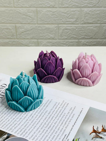 Petal Lotus Silicon Canlde Mould MB048