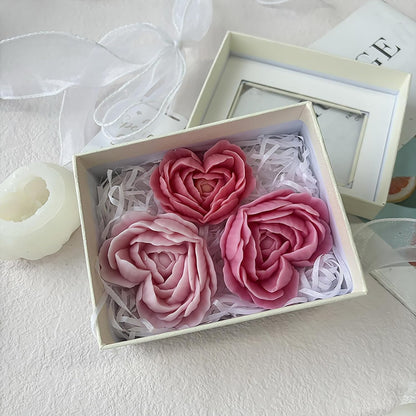 Heart Rose Mould MB056