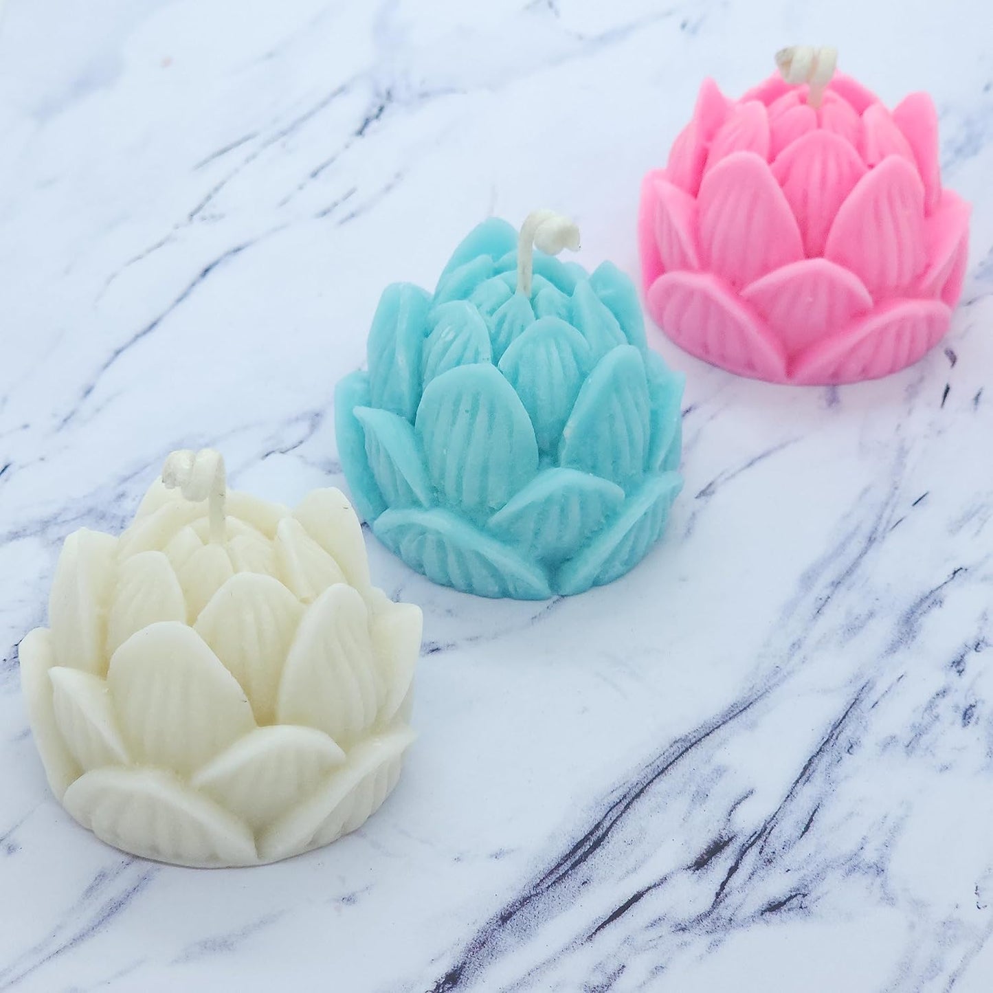 Petal Lotus Silicon Canlde Mould MB048