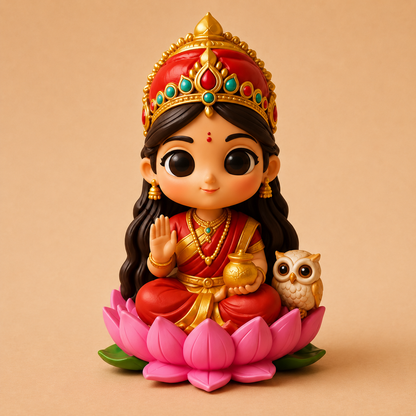 Cute Lakshmi Mold Silicon Mold ADM064