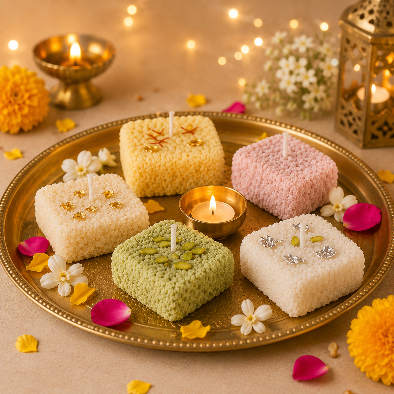 Barfi Candle Mold  MB224
