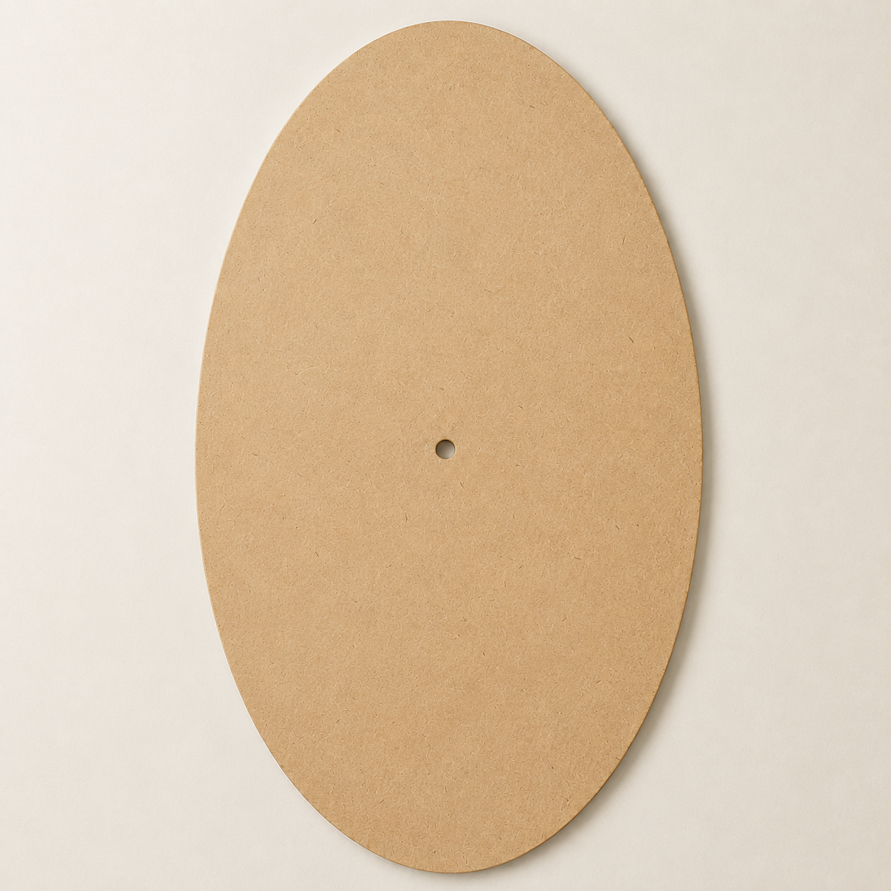 Oval MDF Clock Base MF004