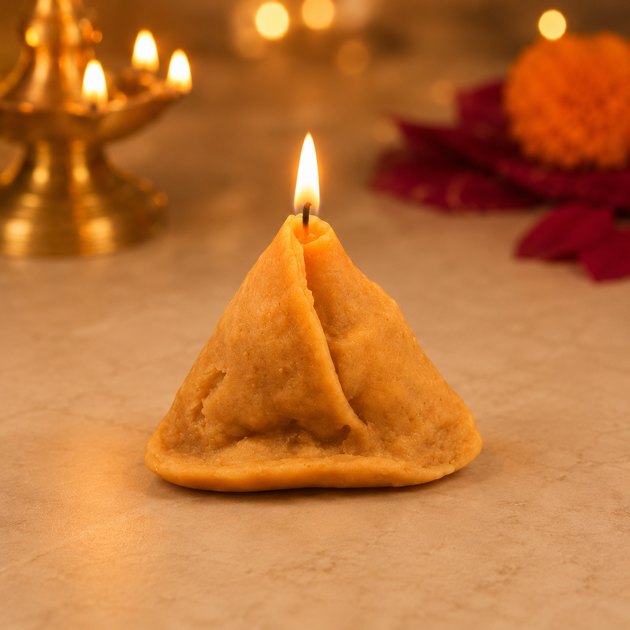 Samosa Candle Silicone Mould MB013