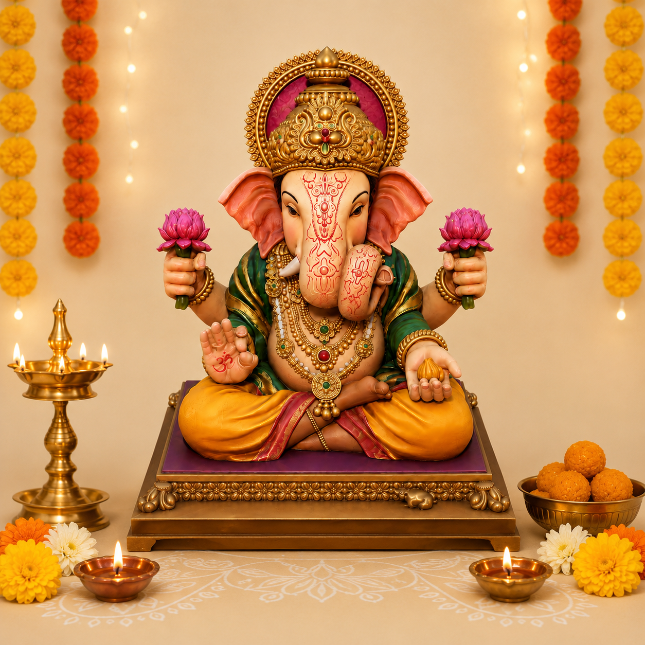 Shrimant Dagdusheth Ganpati Mold ADM061
