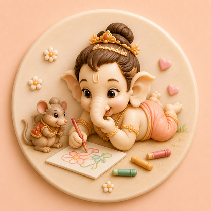 Little Artist Ganesha Mold ADM034