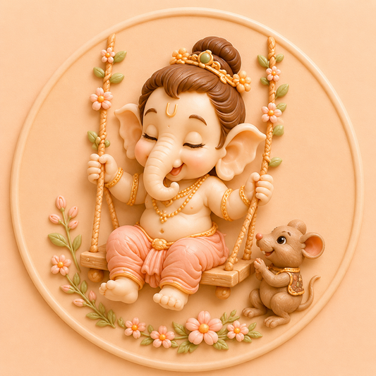 Swinging Ganesha Mold ADM036