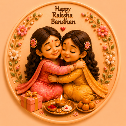Forever Sisters Raksha Bandhan Mold ADM041