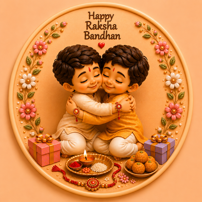 Brothers Forever Rakhi Mold ADM044