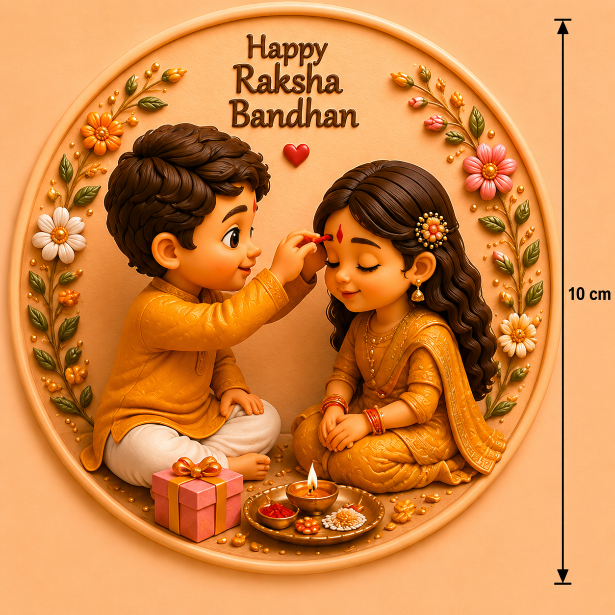 Rakhi Tilak Celebration Mold ADM045