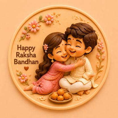 Sweet Sibling Embrace Mold ADM058