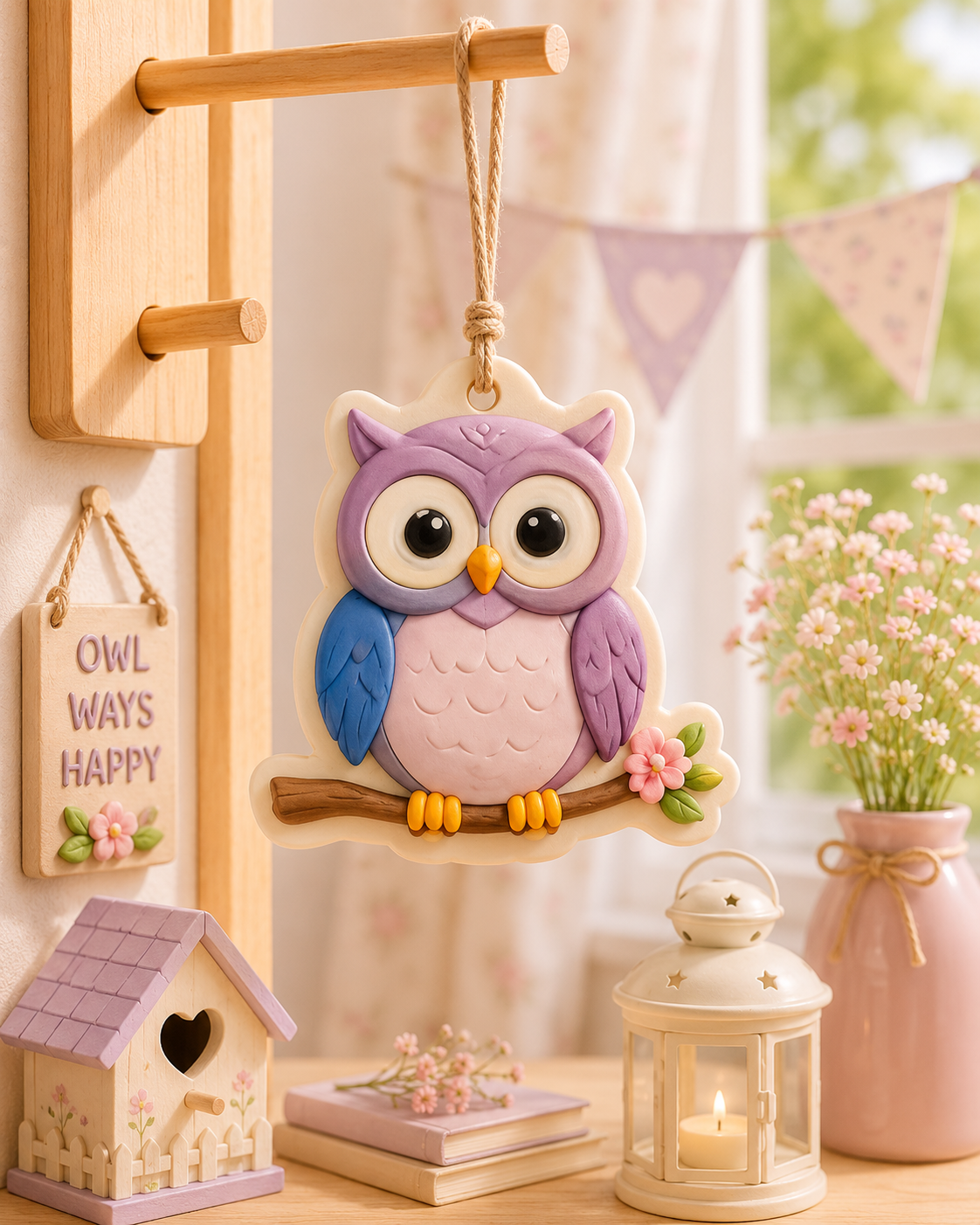 Owl Blossom Wax Sachet Mold WM035