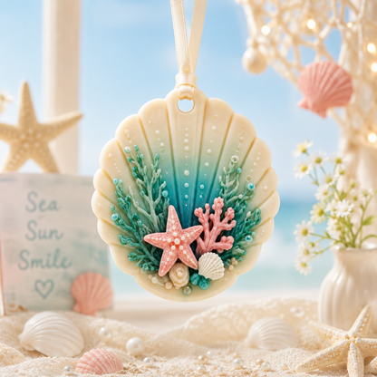 Ocean Treasures Seashell Wax Sachet Mold WM021