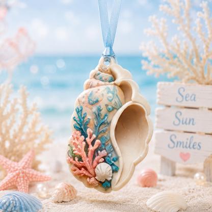 Coastal Conch Wax Sachet Mold WM024