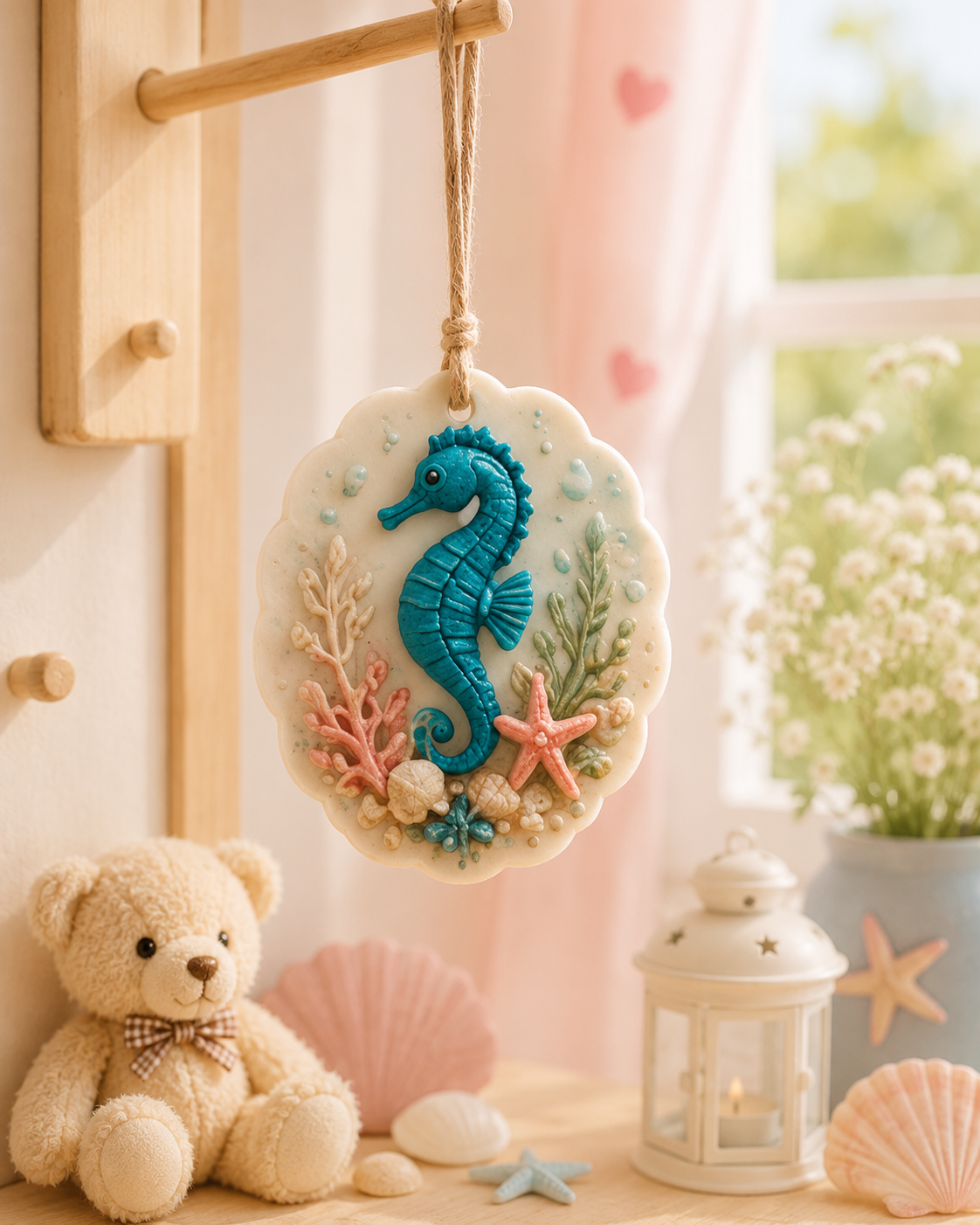 Coral Reef Seahorse Sachet Mold WM030