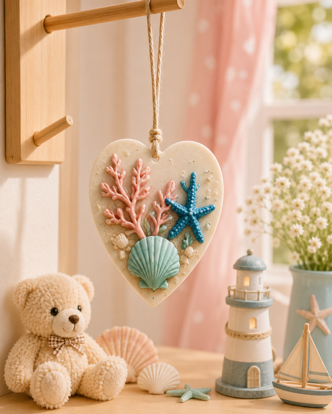 Ocean Heart Wax Sachet Mold  WM031