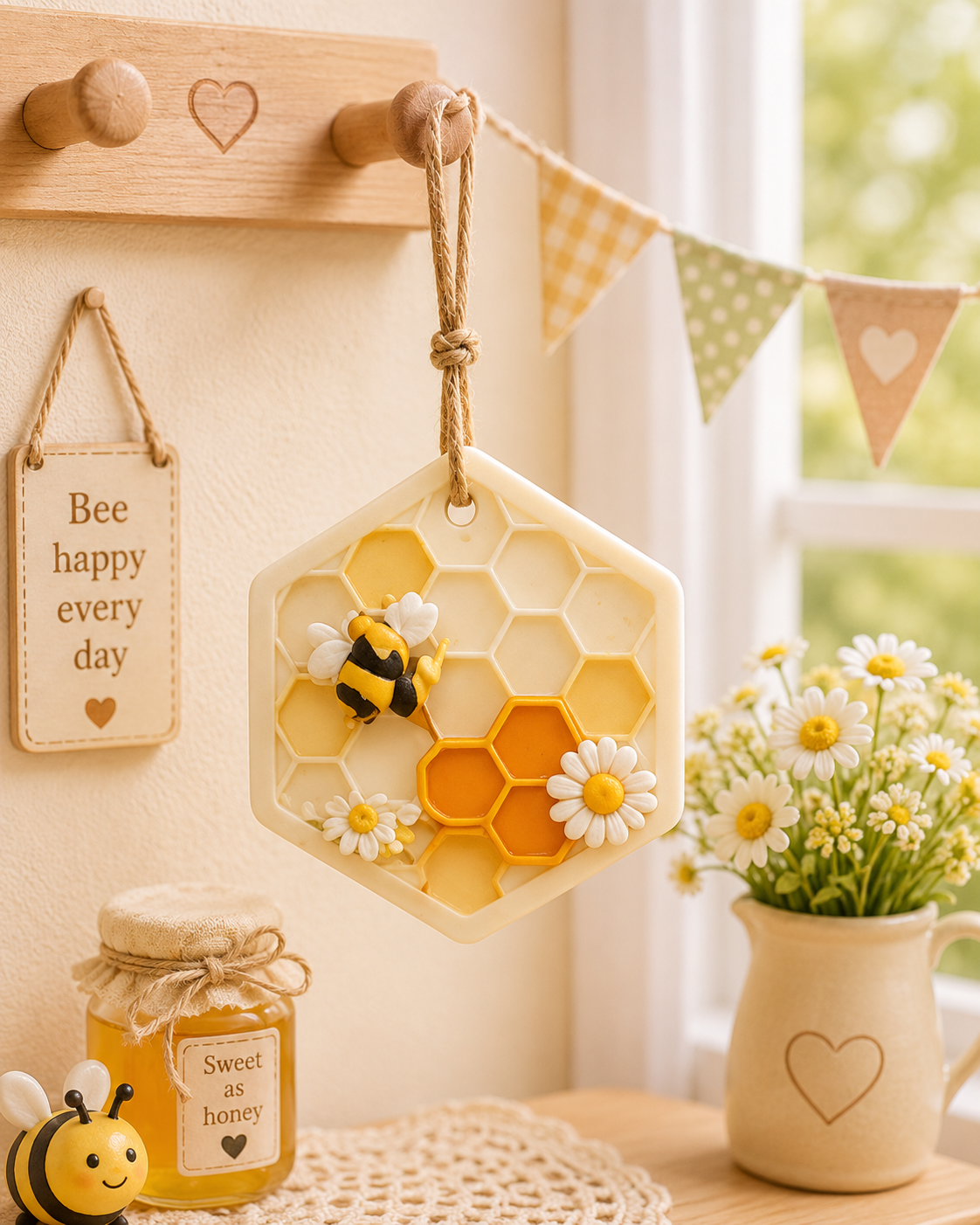 Honeycomb Happiness Wax Sachet Mold WM047