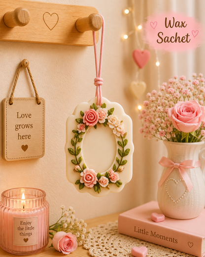 Blossom Frame Wax Sachet Mold  WM053