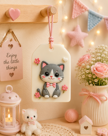 Sweet Kitty Wishes Wax Sachet Mold WM060