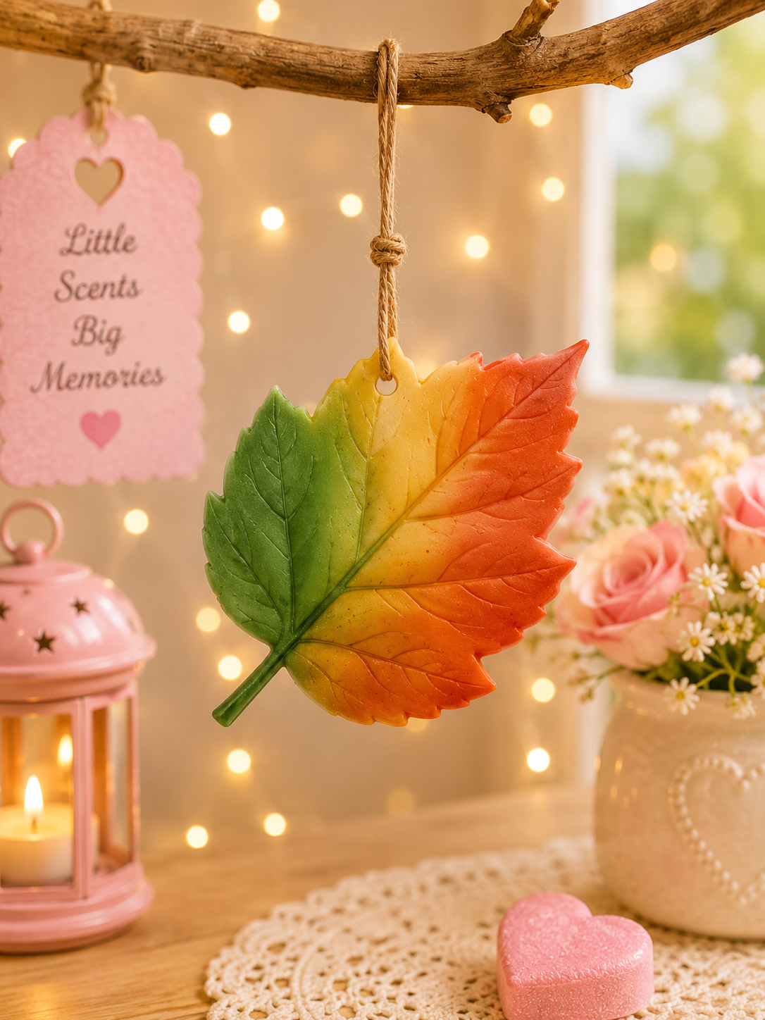 Autumn Glow Leaf Wax Sachet Mold  WM064