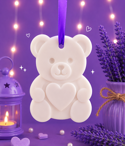 Teddy Heart Wax Sachet Mold WM075