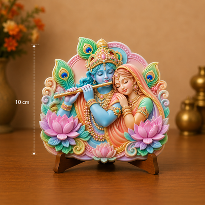 Radha Krishna Lotus Mold ADM014