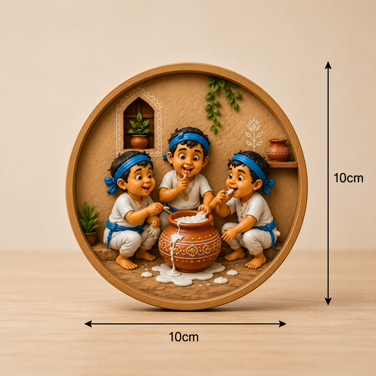Makhan Sharing Krishna Mold  ADM019