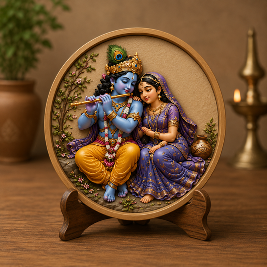 Radha Krishna Blossom Swing Mold ADM023