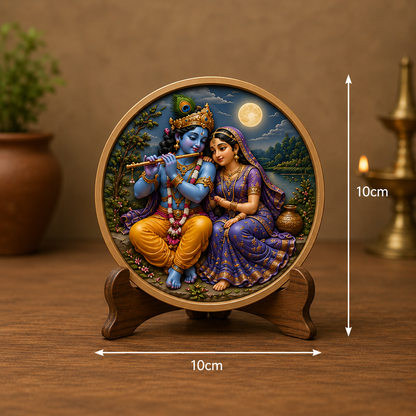 Radha Krishna Full Moon Mold ADM021