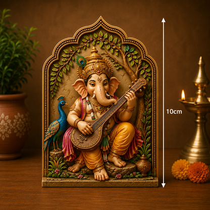 Veena Ganesha Mold ADM026